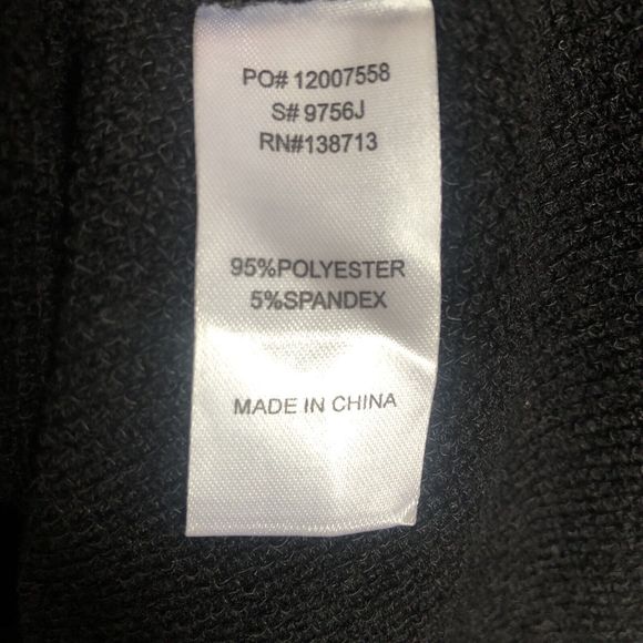 Doe & Rae Cardigan Black Waterfall Open Front Sweater W/pockets & Hood - Small - Picture 5 of 14